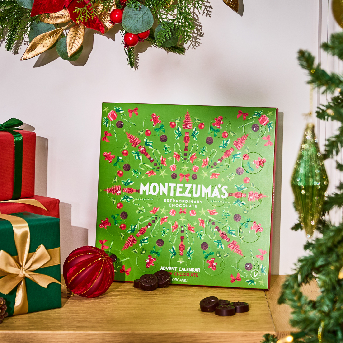 The Best Vegan Christmas Chocolate Gifts: Montezuma's Festive Dark Chocolate Collection
