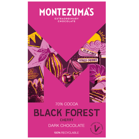 Black Forest - Dark Chocolate with Cherry 300g Bar