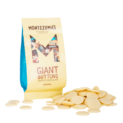 Organic White Chocolate Giant Buttons