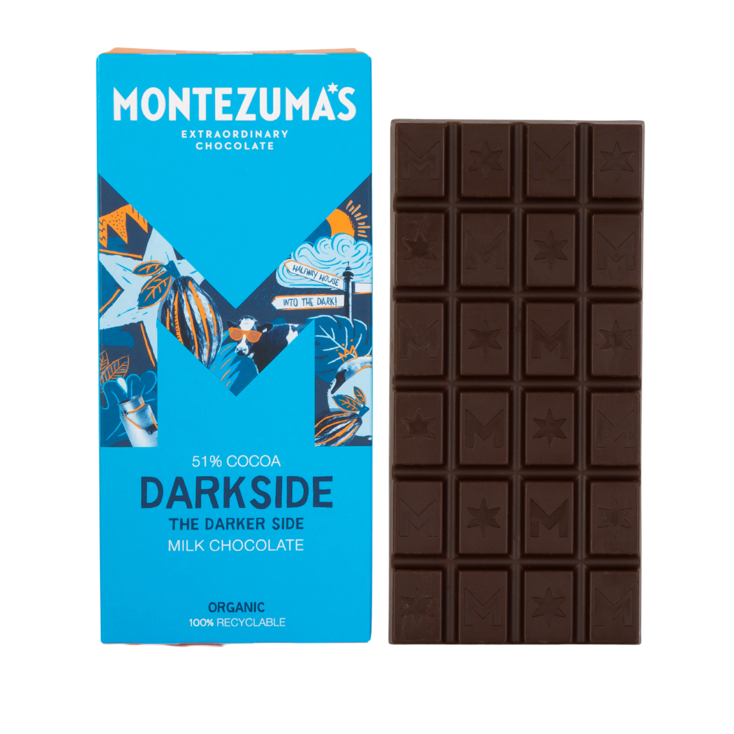 Darkside - 51% Cocoa Milk Chocolate – Montezuma's Chocolate