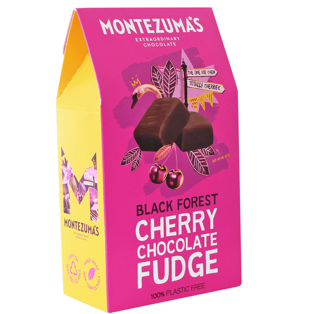 black forest cherry chocolate fudge