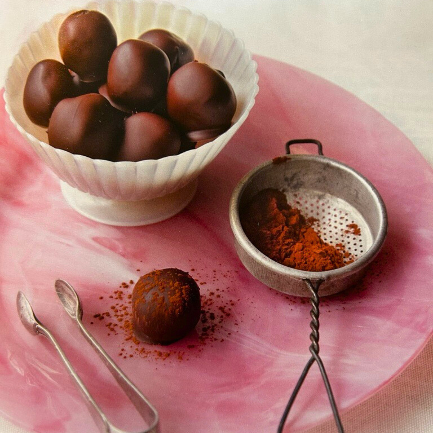 Dark Chocolate and Vanilla Truffles