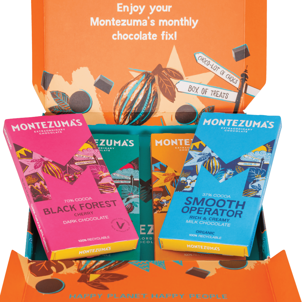 Get Your Taster Box Montezumas Chocolates Montezuma's Chocolate