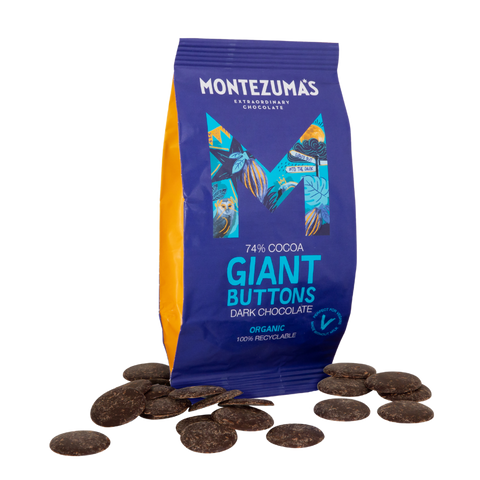 Organic Dark 74% Chocolate Giant Buttons