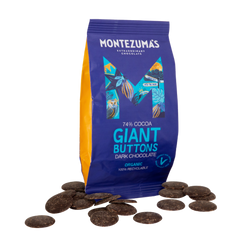 Organic Dark 74% Chocolate Giant Buttons
