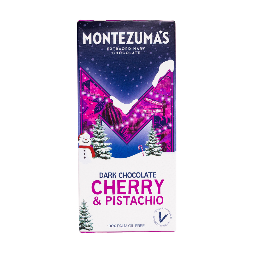 Dark Chocolate Cherry and Pistachio Bar
