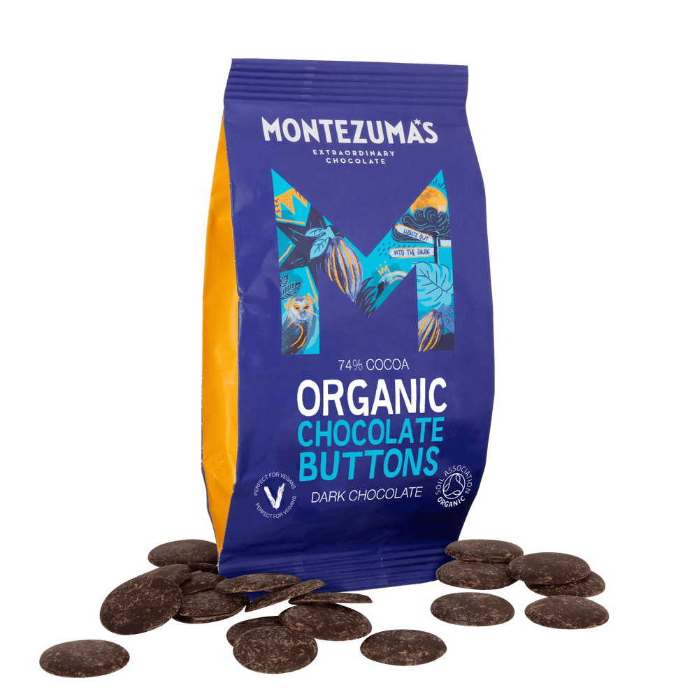 Organic 74% Dark Chocolate Buttons - 120g