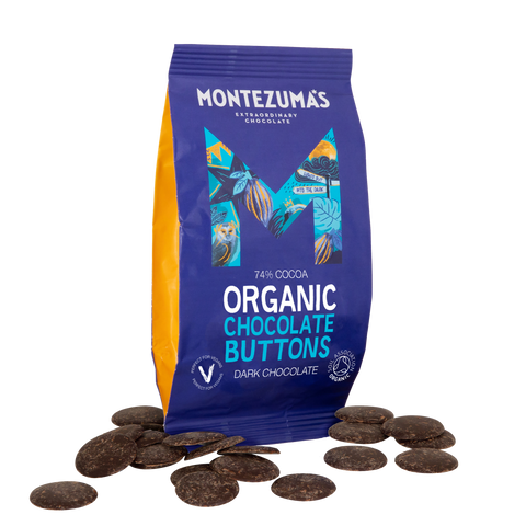 Organic 74% Dark Chocolate Buttons - 120g