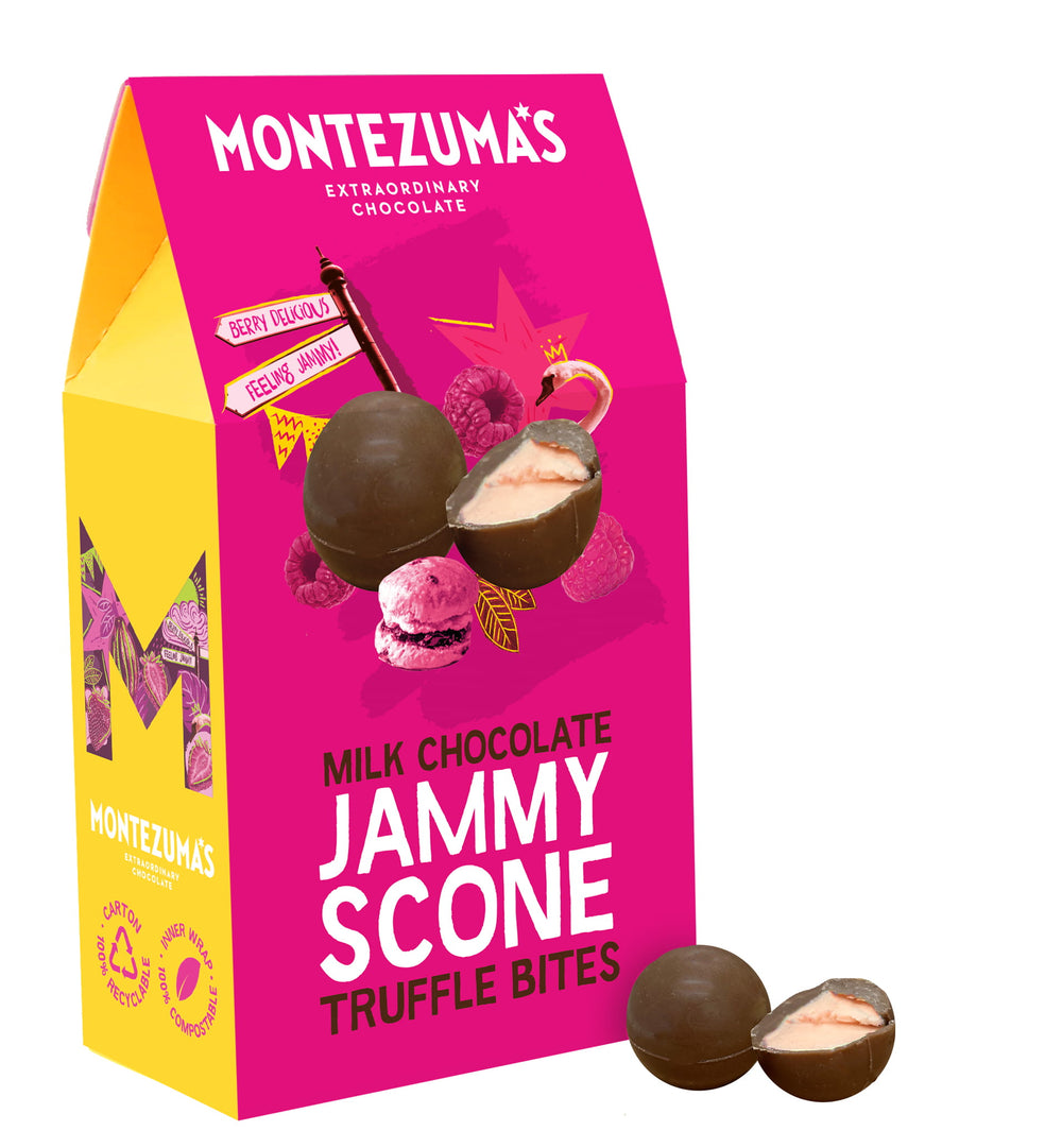 Milk Chocolate Jammy Scone Truffle Bites