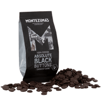 Montezuma's Absolute Black Buttons 100% cocoa chocolate buttons