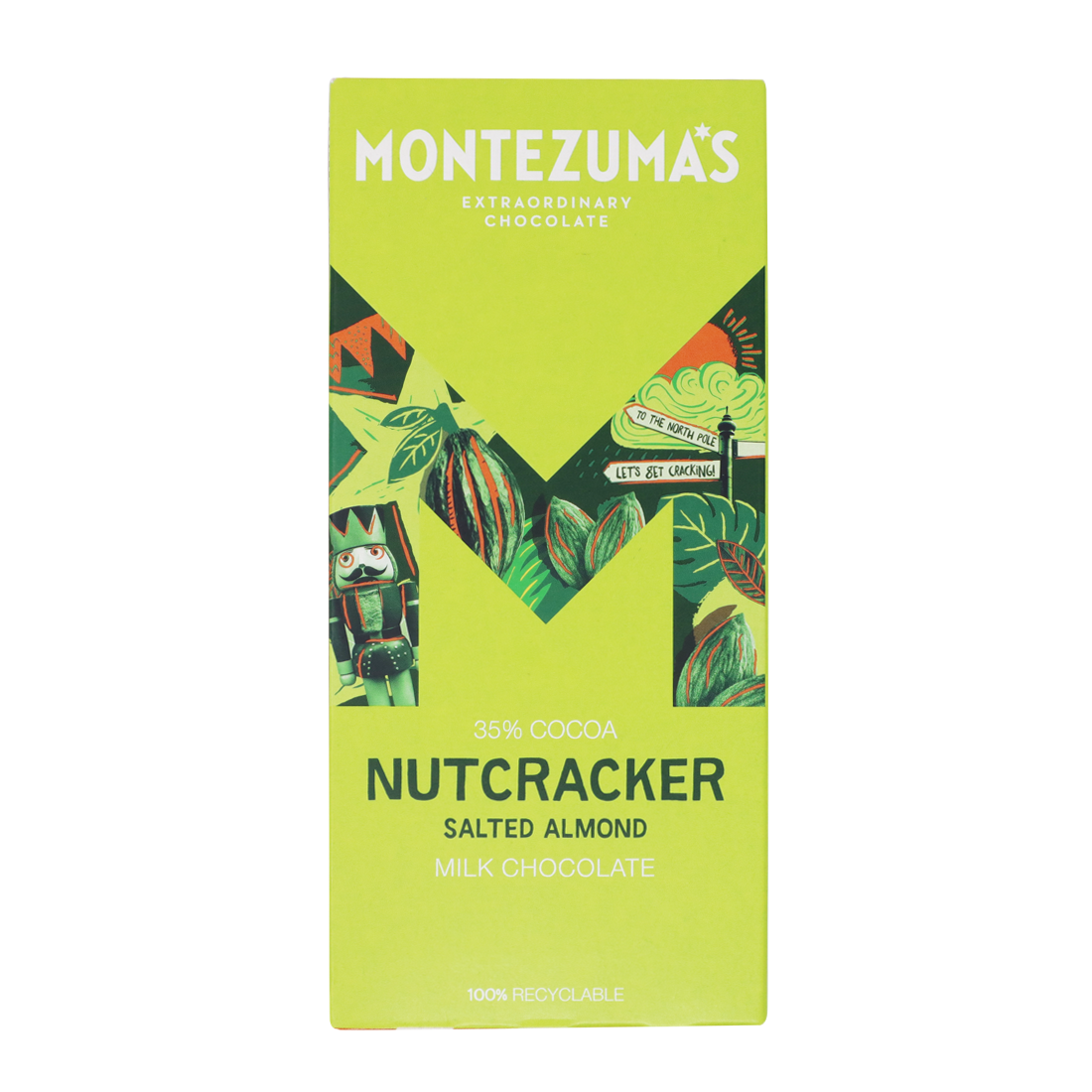 Nutcracker Milk Chocolate with Salted Almond Montezuma's Chocolate