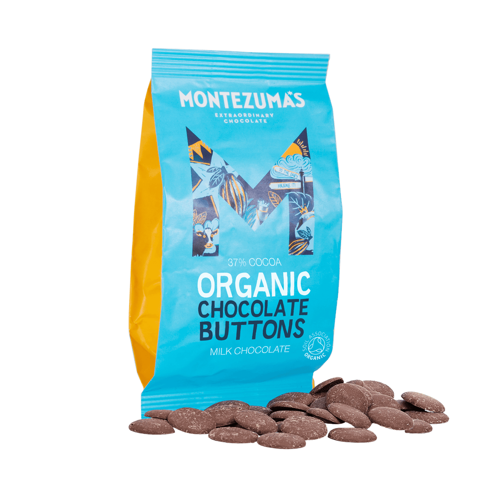 Organic 37% Milk Chocolate Buttons - 120g