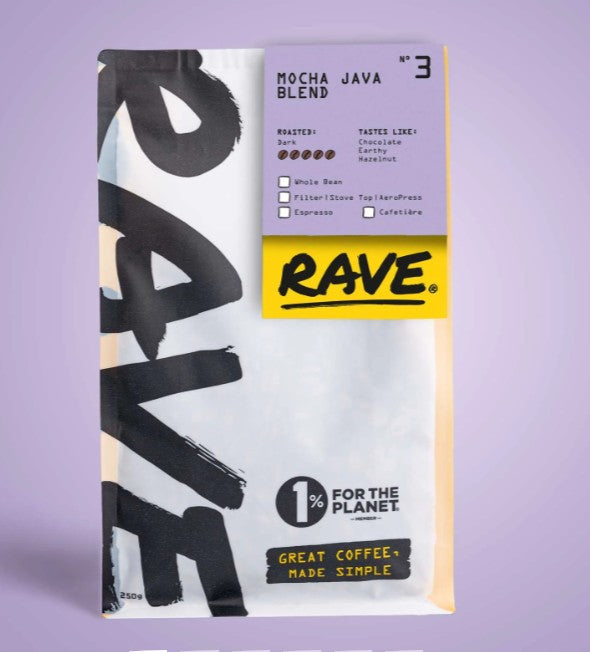 Rave Mocha Java Blend 250g