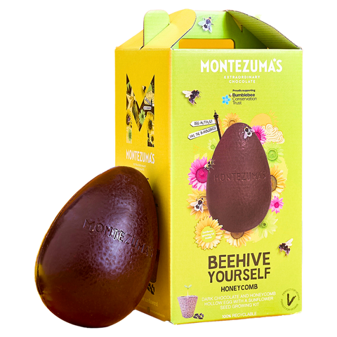 Beehive Yourself Honeycomb Dark Chocolate Egg
