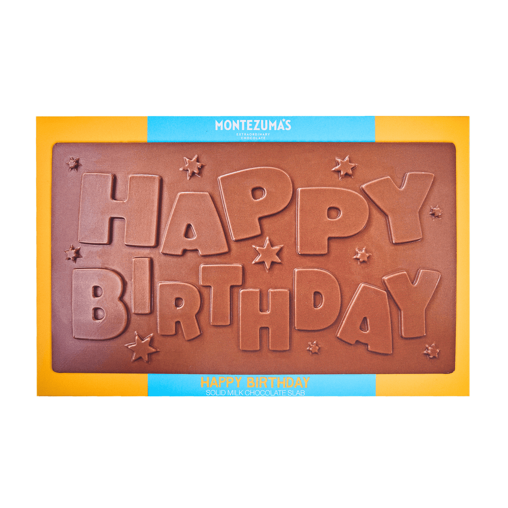 Happy Birthday Chocolate Slab