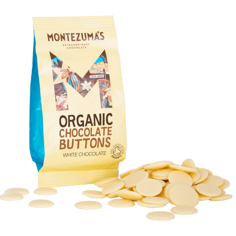 Organic White Chocolate Buttons - 120g