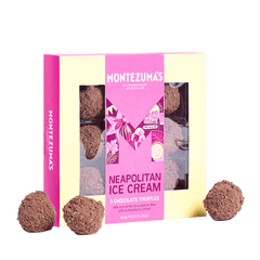 Neapolitan Ice Cream - 9 Milk & White Chocolate Strawberry Truffles