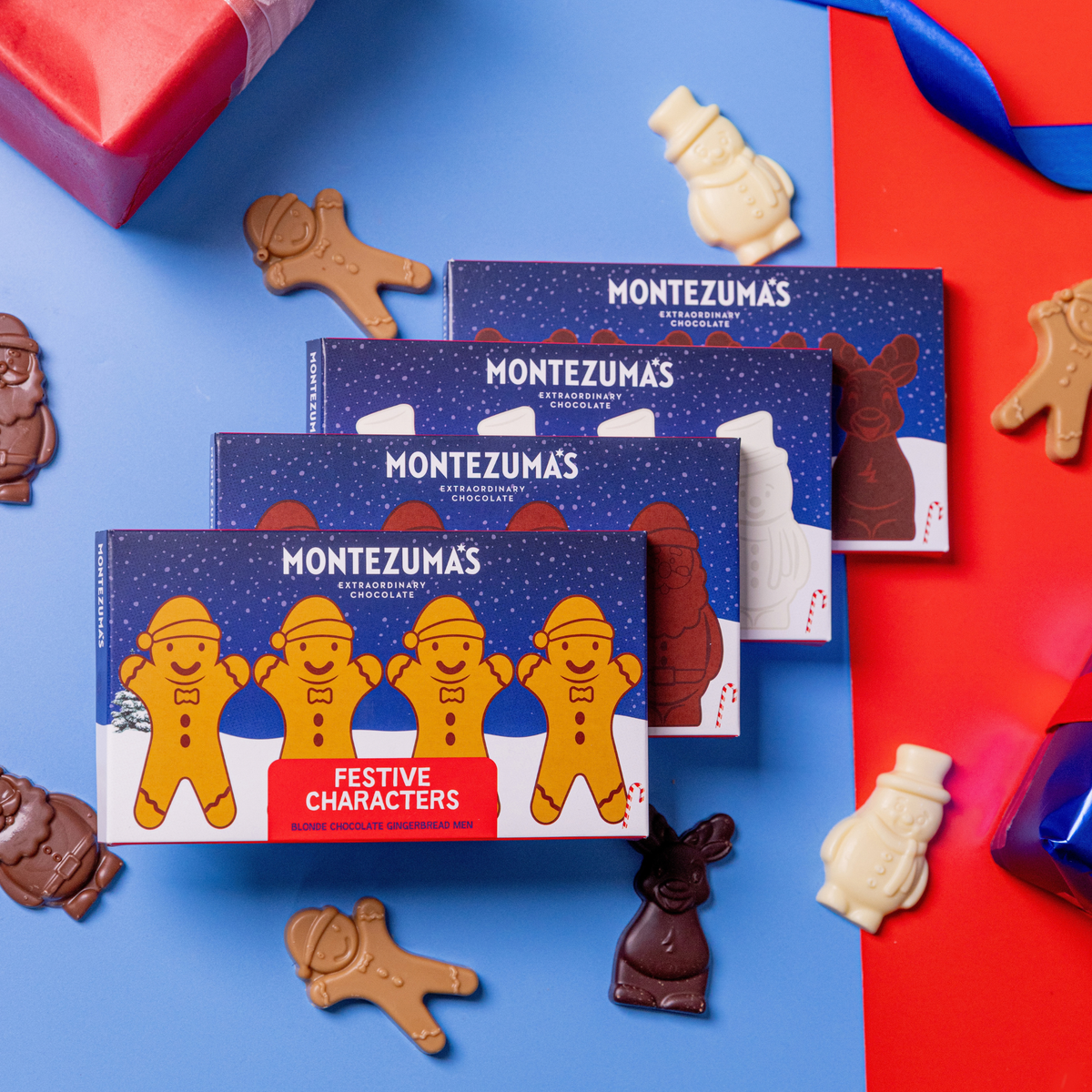 White Chocolate Snowmen Characters - Montezuma's Chocolate