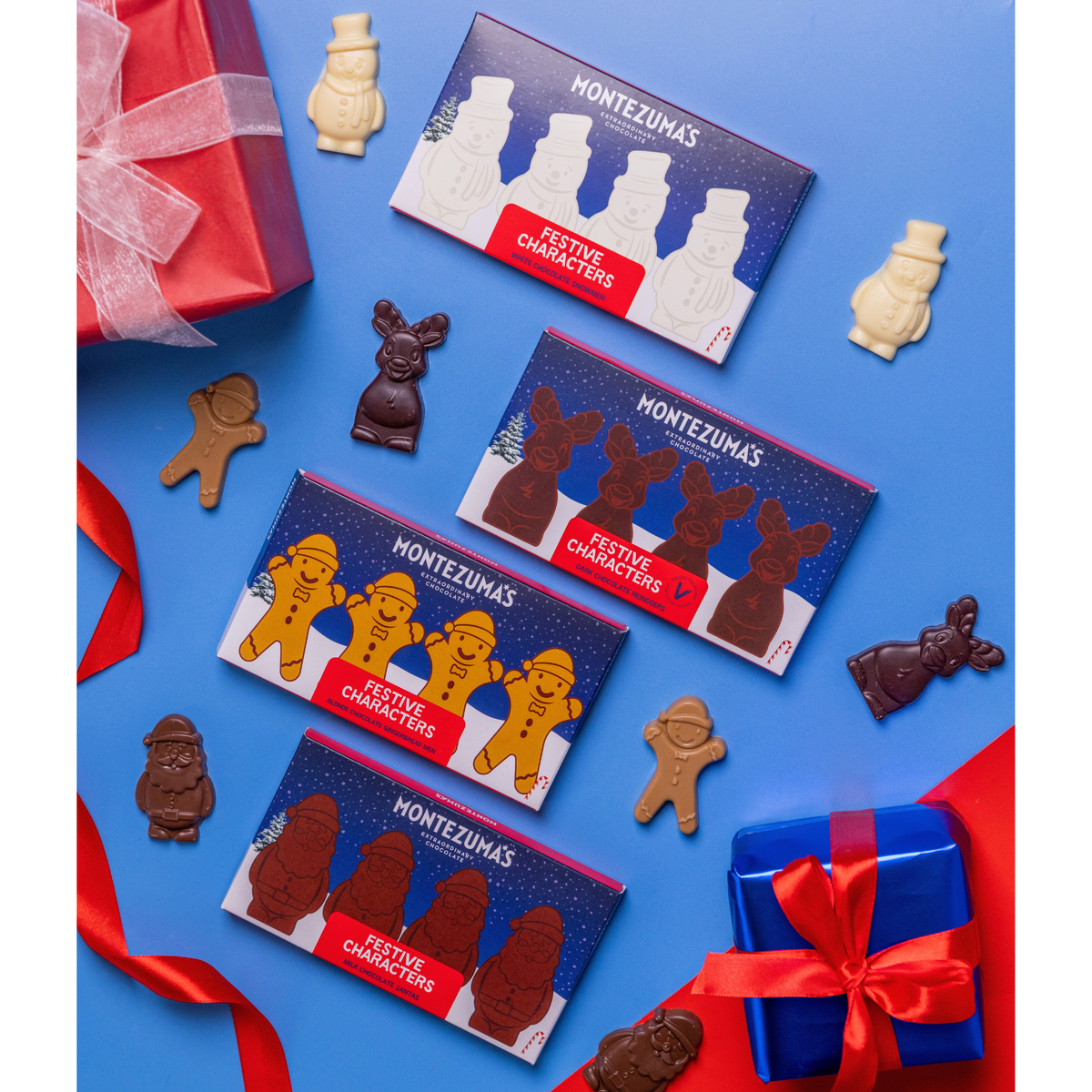 Dark Chocolate Reindeer Characters - Montezuma's Chocolate