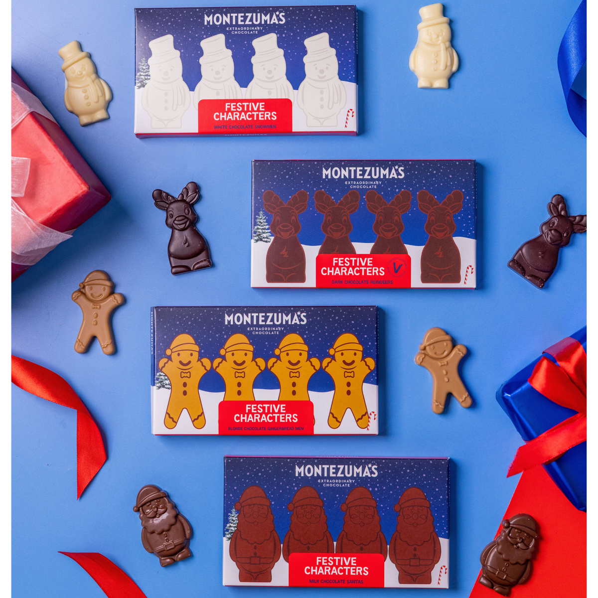 Milk Chocolate Santa Characters - Montezuma's Chocolate