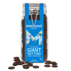 Organic Dark Chocolate Giant 900g Button Jar
