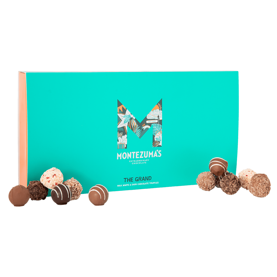 best selling mixed chocolate truffles in a green box