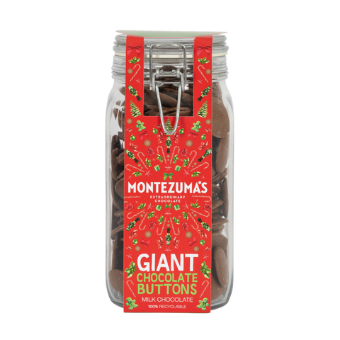 Milk Chocolate Giant Button Jar