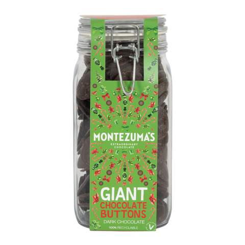 Dark Chocolate Giant Button Jar