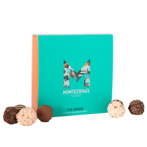 best selling mixed chocolate truffles in a green box