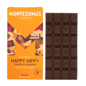 Happy Hippy - Dark Chocolate with Orange and Geranium