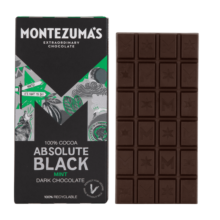 100% Cocoa Absolute Black with mint