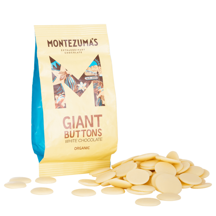 Organic White Chocolate Giant Buttons
