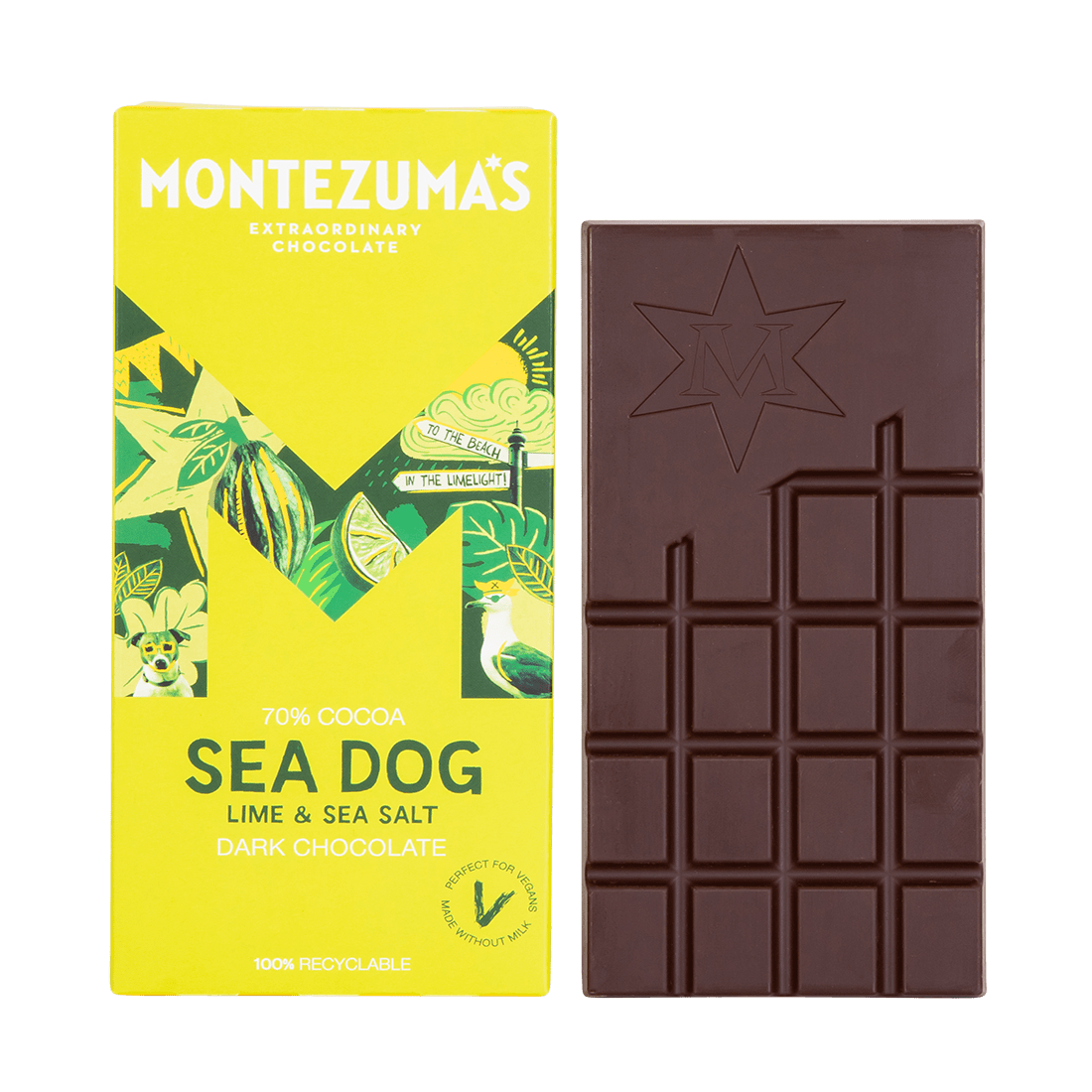 Sea Dog - Lime Dark Chocolate with Seasalt